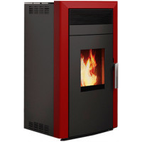 Peci za etažno grejanje  na pelet commo 15 crvena Peci za etažno grejanje  na pelet commo 15 crvena