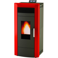 Peci za etažno grejanje  na pelet commo 21 crvena Peci za etažno grejanje  na pelet commo 21 crvena