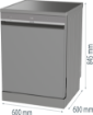 Slika masina za sudove gs673b90x